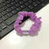 2#pearl yarn sausage ring-purple