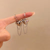 Love chain earrings