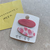 Raspberry red card (a pair)