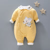 Elephant cotton onesie yellow / 59cm