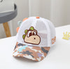 Orange side letter dinosaur / adjustable hat circumference (49-53cm)