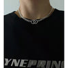 Double hoop necklace