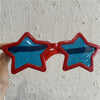 Huge star red glasses