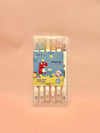 Double-headed floating pen 12 colors english version (free a spoon)