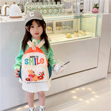 Kindergarten school bag children's school bag spring outing small backpack foreign style male and female baby cartoon light shoulder bag
