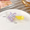 2#purple star hairpin