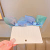 2#ice snow blue gradient color pair clip-2pcs