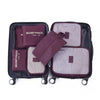 Wine red-six-piece storage bag / 41*31*1cm