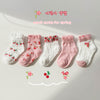 1359 cherry jam mesh socks / s (recommended foot length 12-15cm) about 1-3 years old