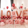 [ruby red internet celebrity box set] balloon + internet celebrity box to send spare alphabet balloons
