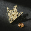 Golden hollow triangle / pt900