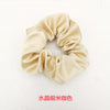 Crystal satin circle beige