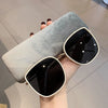 Gold frame gray film