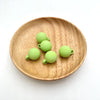 Rubber paint hanging beads - green
