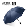 [manual model] 8 bone uv vinyl sunny umbrella navy blue