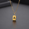 A-gold-necklace length 45cm