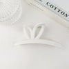 Frosted butterfly - white / plastic/resin