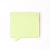 Dialog box - light overlapping color (green pink yellow blue) 76x76mm [3x3 inches 100 pages] / 100