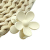 White / 3.5cm flower clip