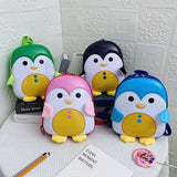 Kindergarten cartoon eggshell small schoolbag male and female baby 3D shape cute penguin backpack childlike children's backpack