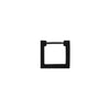 X235-b (square earrings) black single