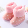 Dk008 dot fur boots powder / 12 yards