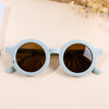 Small circle - blue frame tea