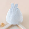 Blue wf7301 cute deer jacquard cotton tire hat / for small size 0-3 months, the recommended head circumference is about 32-39cm