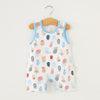 003 sleeveless romper [pineapple] / 66