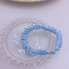 Blue polka dot small intestine circle
