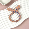 1 bunny ear hair tie with korean powder