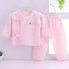 Vermicelli colored cotton suit / 52cm recommended 0-1 month