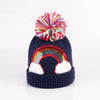 Navy blue rainbow / 21*22cm