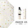 [three-fold sunny umbrella] thickened vinyl - bronzing clover rice &&--