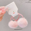 2# a pair of pink hair ball hair rope
