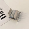 2# silver alloy clip (about 3.5cm)