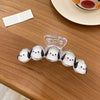 5#transparent big claw - black pacha dog