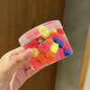 2# colored five-petal flower towel circle (about one hundred)