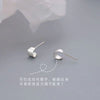 Simple small c stud earrings