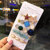 7# blue color hairpin set of 5