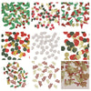 Red, green and gold discs + gold powder hohoho confetti