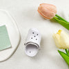 Transparent bracket - hole shoes - white