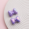 Purple fat bow
