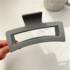 Frosted square gray-13cm