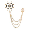 Golden rudder + anchor 8008