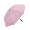 Plaid pink / vinyl parasol