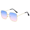 Gold frame top blue bottom powder