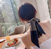 Houndstooth black headband