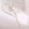 Asymmetric pearl tassel