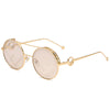 Gold frame champagne